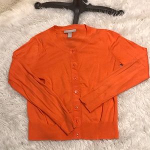Banana republic Small orange button up long sleeve